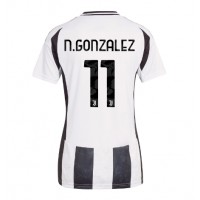 Camisa de Futebol Juventus Nicolas Gonzalez #11 Equipamento Principal Mulheres 2024-25 Manga Curta